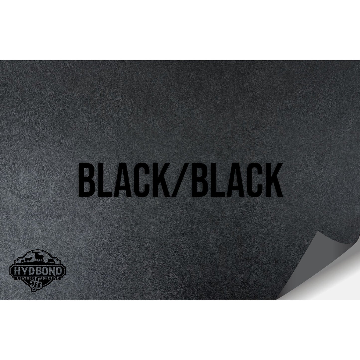 NO ADHESIVE BLACK/BLACK LEATHERETTE SHEET (12"x24") STANDARD