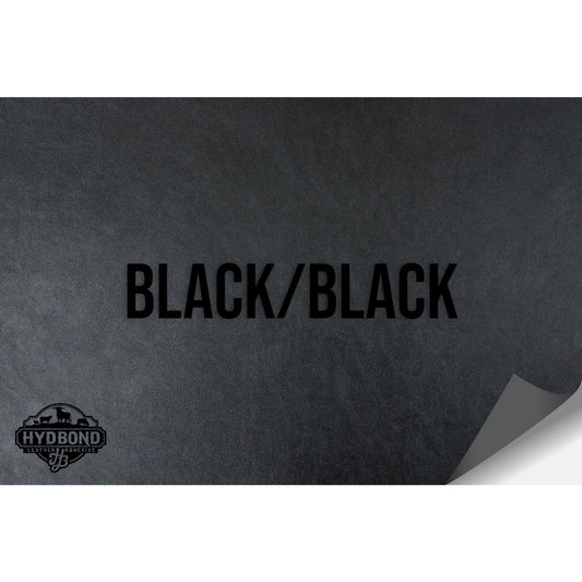 NO ADHESIVE BLACK/BLACK LEATHERETTE SHEET (12"x24") STANDARD