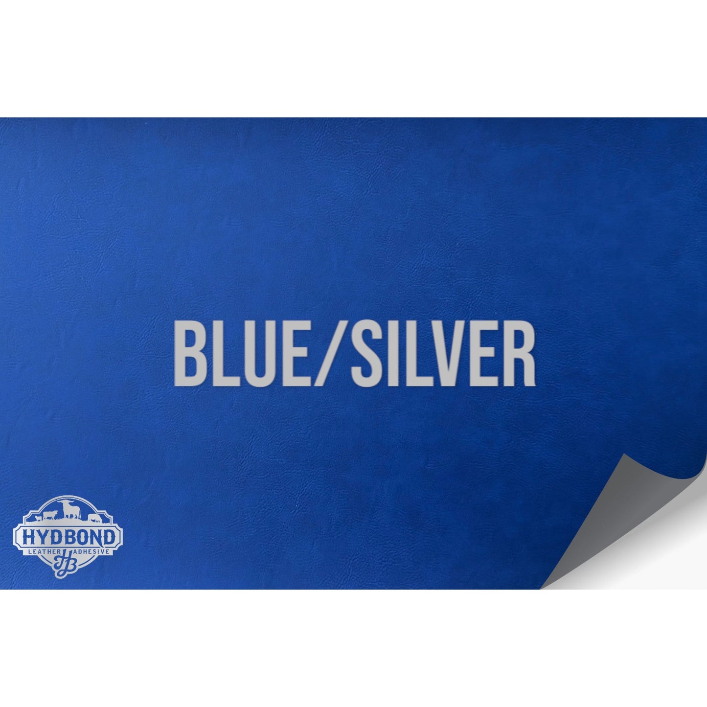 NO ADHESIVE BLUE/SILVER LEATHERETTE SHEET (12"x24") STANDARD