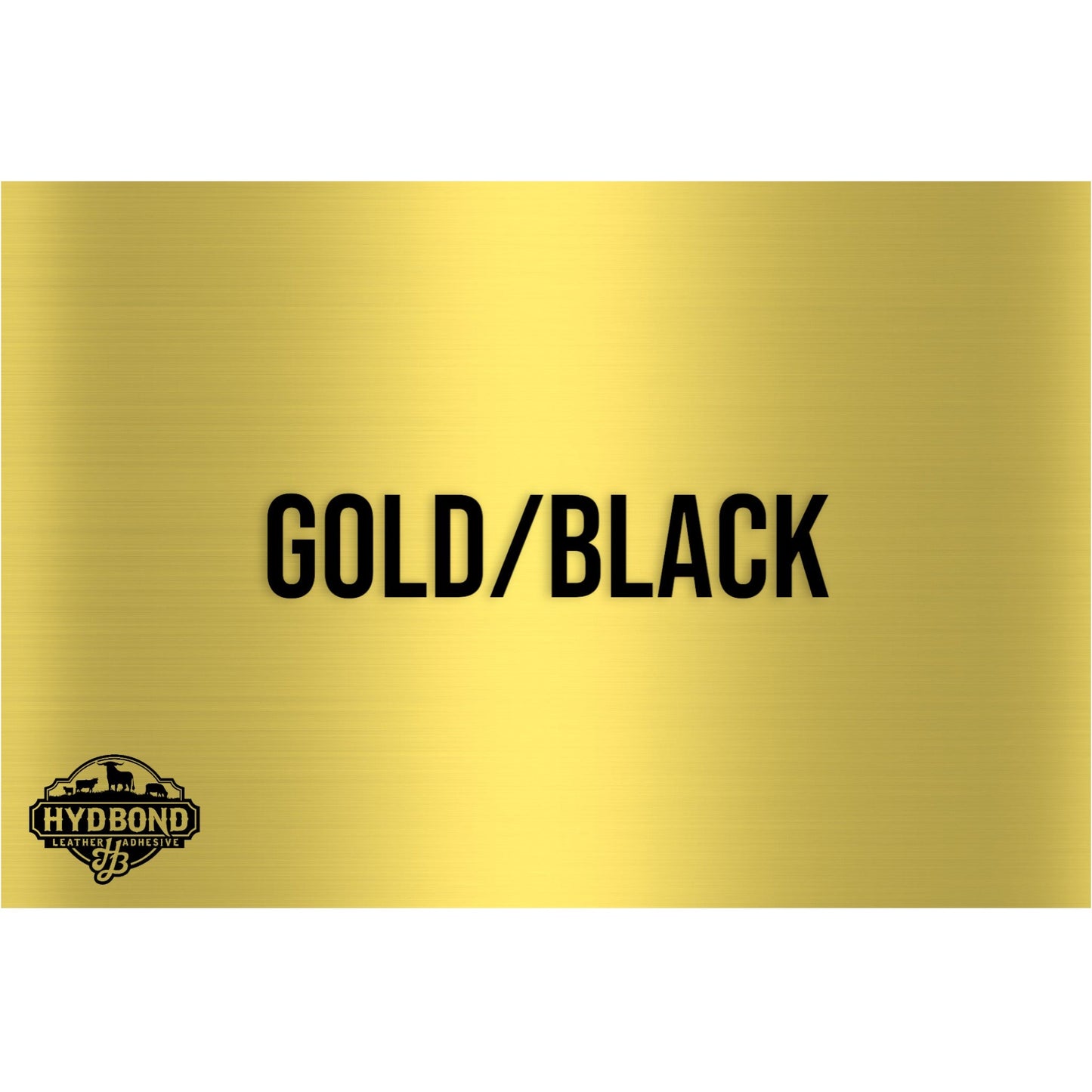 Hydbond Brushed Gold/Black Acrylic Panel