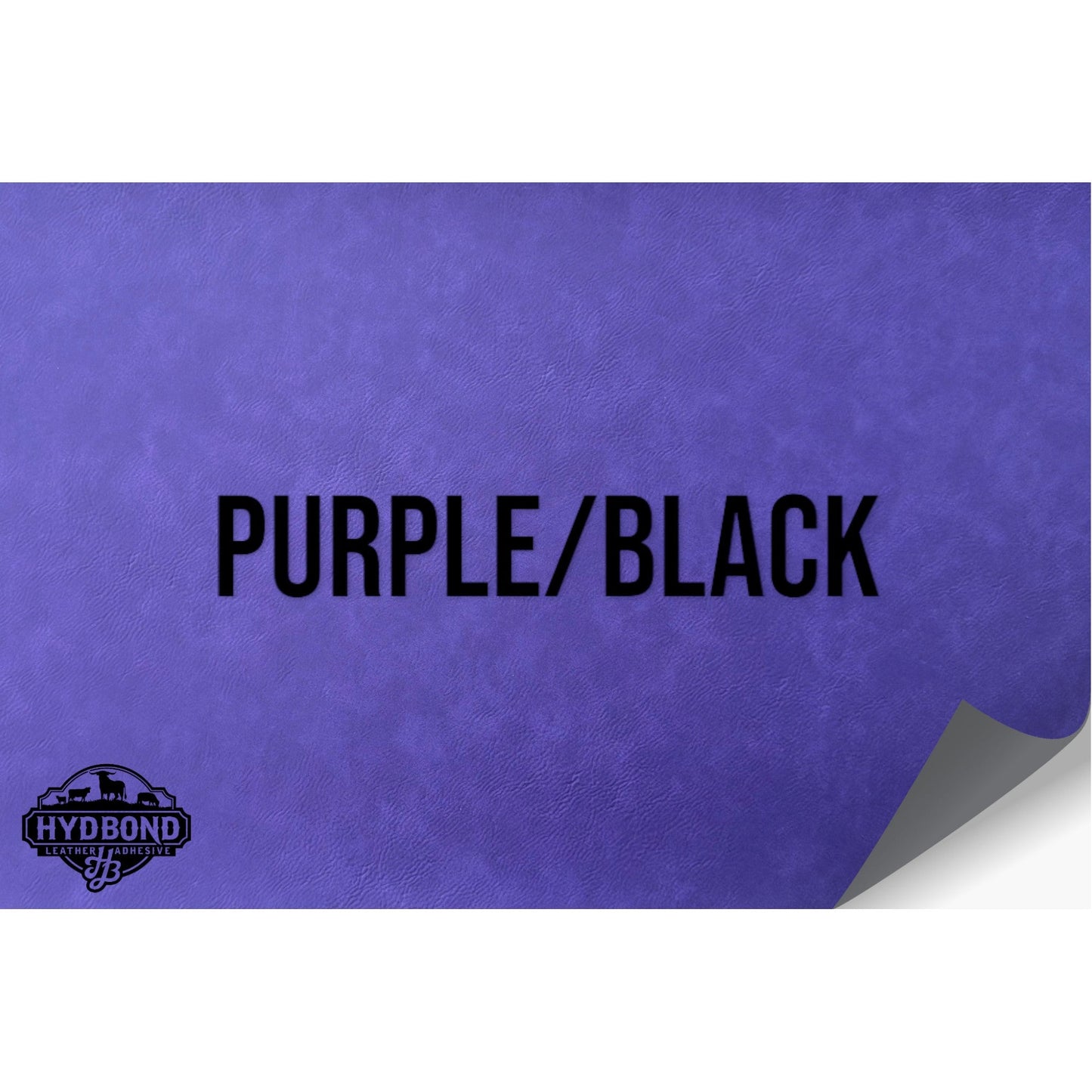 NO ADHESIVE PURPLE/BLACK LEATHERETTE SHEET (12"x24") STANDARD