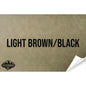 LIGHT BROWN/BLACK WITH ADHESIVE HYDBOND LEATHERETTE SHEET (12"x24") ULTRAHYD®