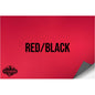 NO ADHESIVE RED/BLACK LEATHERETTE SHEET (12"x24") STANDARD