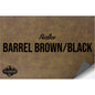NO ADHESIVE RUSTICA BARREL BROWN/BLACK HYDBOND LEATHERETTE SHEET (12"x24") ULTRAHYD®