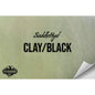 SADDLEHYD CLAY/BLACK WITH ADHESIVE HYDBOND LEATHERETTE SHEET (12"x24") ULTRAHYD®