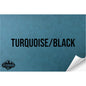 NO ADHESIVE TURQUOISE/BLACK HYDBOND LEATHERETTE SHEET (12"x24") STANDARD